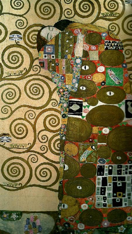 Gustav Klimt kartong for frisen i stoclet-palatset France oil painting art